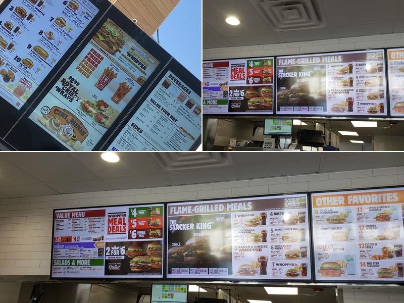 Burger King Menu