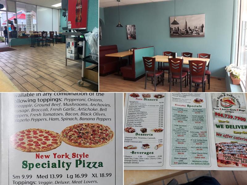 Rino's Pizza Menu