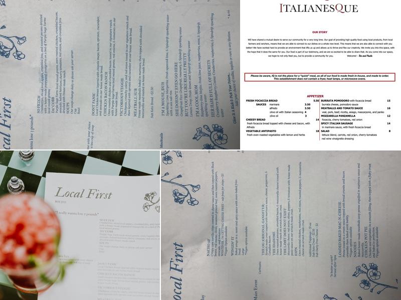 Local First Menu