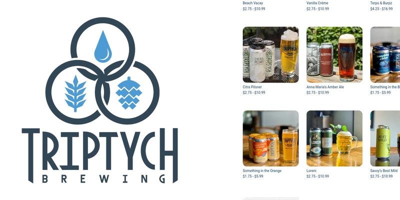 Triptych Brewing Menu