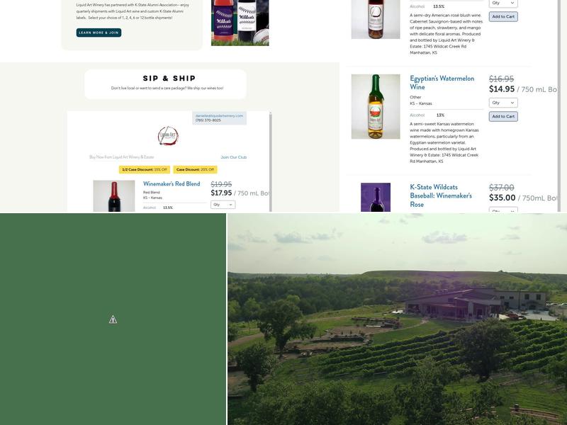 Liquid Art Winery And Estate Menu