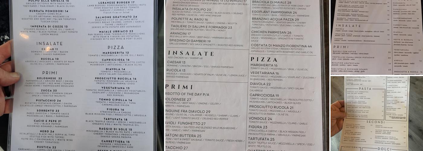 Wood Fired AMA Kitchen & Bar Menu