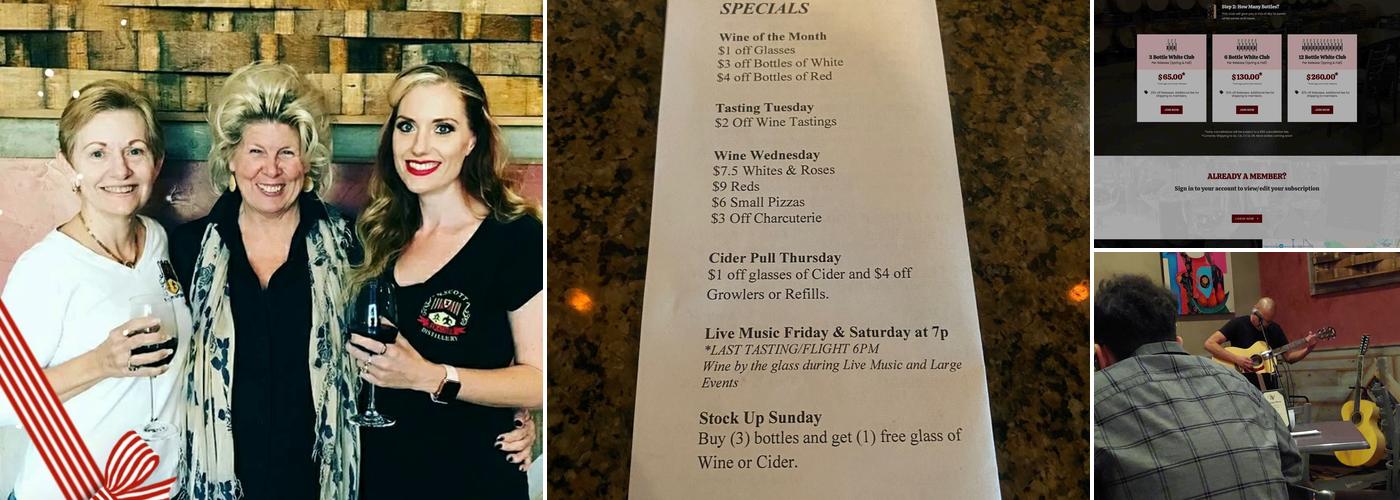 Vegas Valley Winery Menu