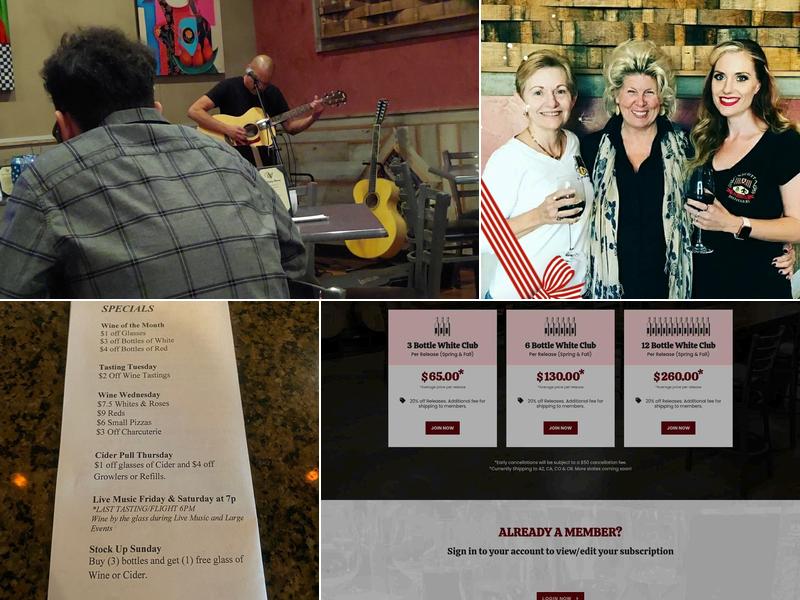 Vegas Valley Winery Menu