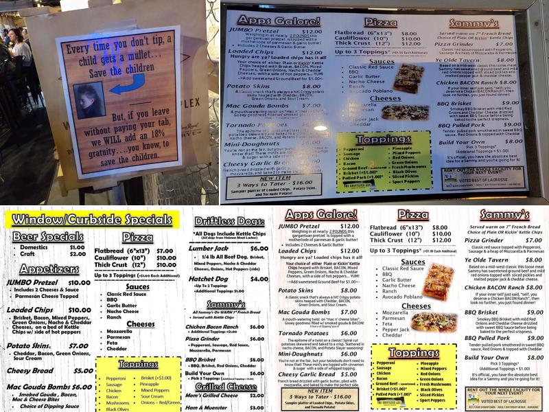 The Driftless Axe and Arcade Menu