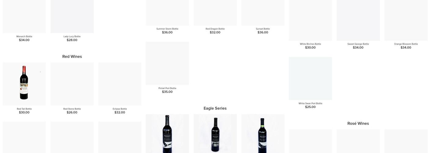 Brignole Vineyards Menu