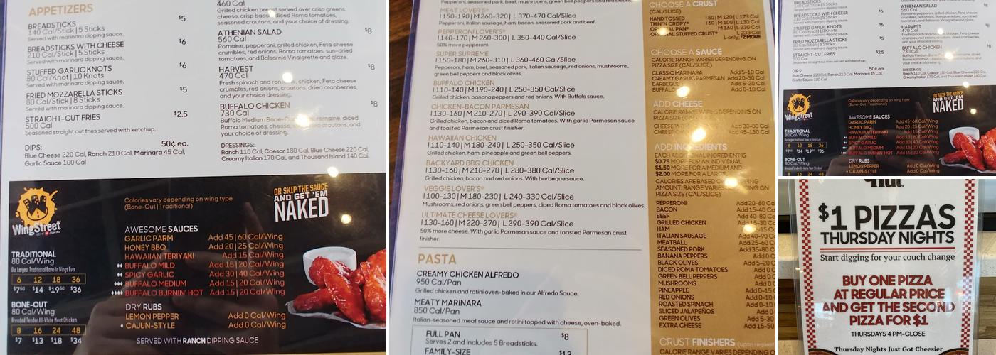 Pizza Hut Menu