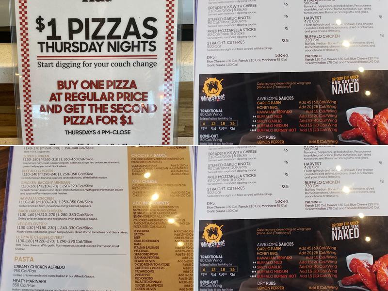Pizza Hut Menu