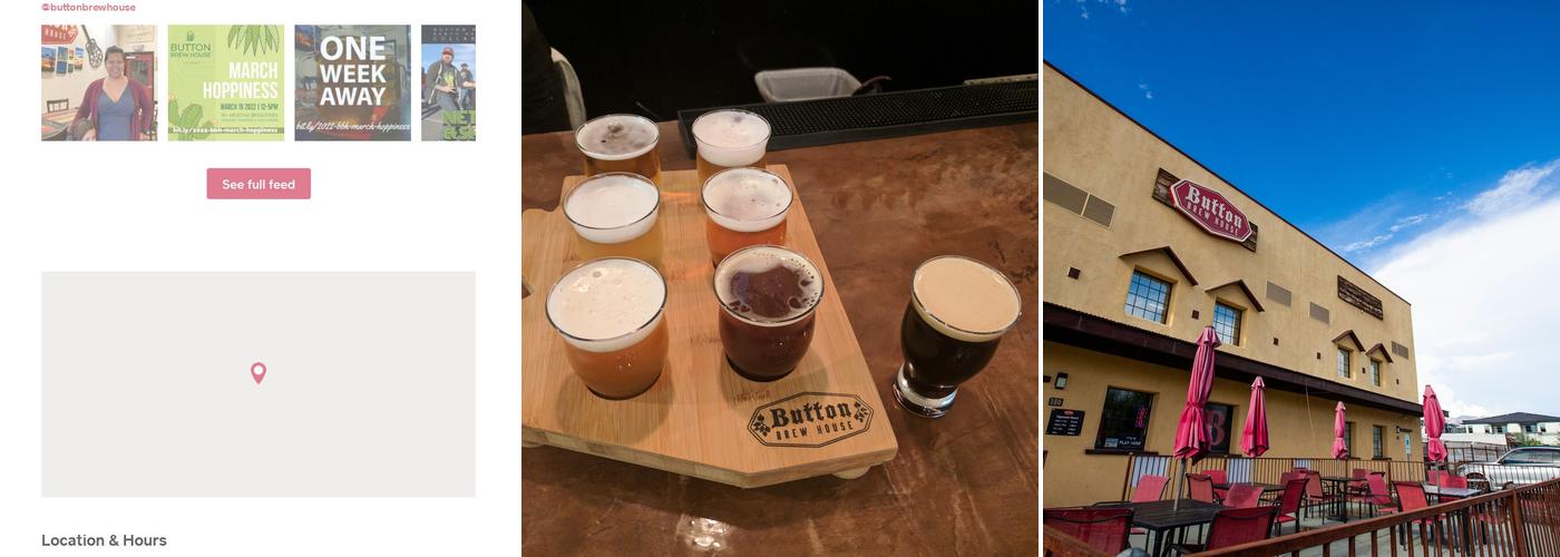 Button Brew House Menu