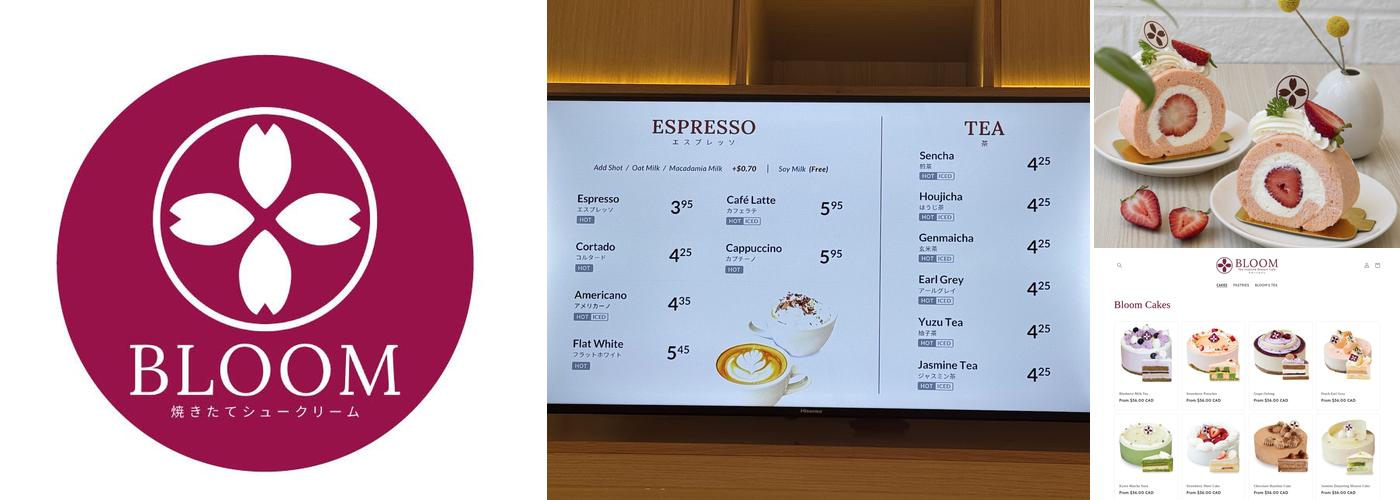Bloom Cafe Menu