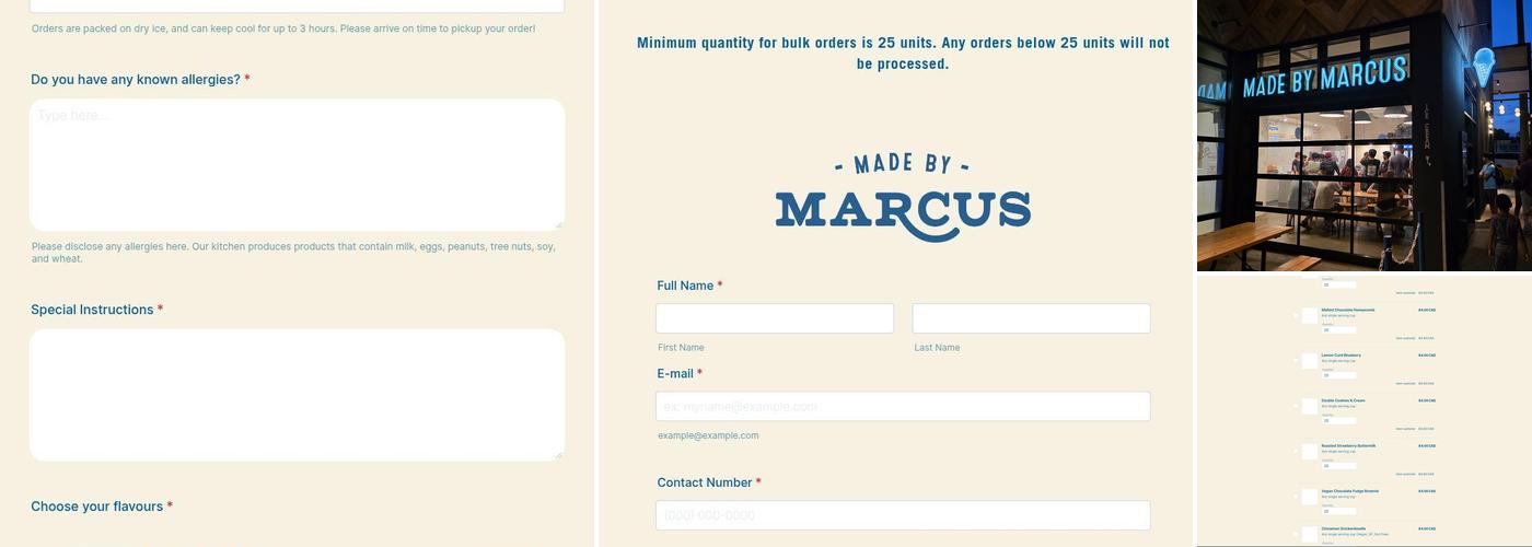 Made By Marcus - Whyte Ave Menu