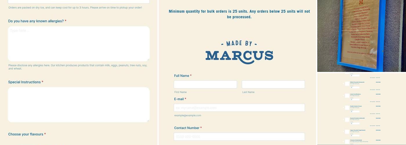 Made By Marcus - Whyte Ave Menu