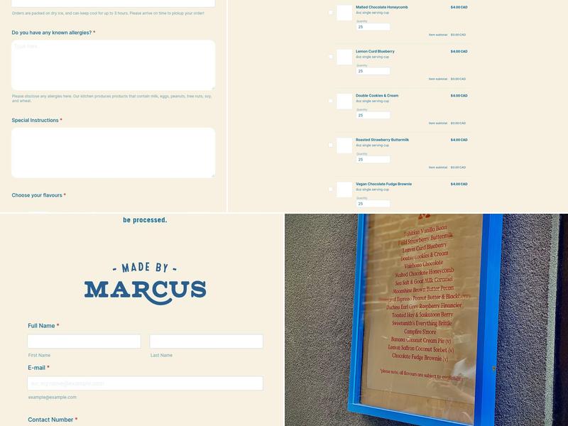 Made By Marcus - Whyte Ave Menu