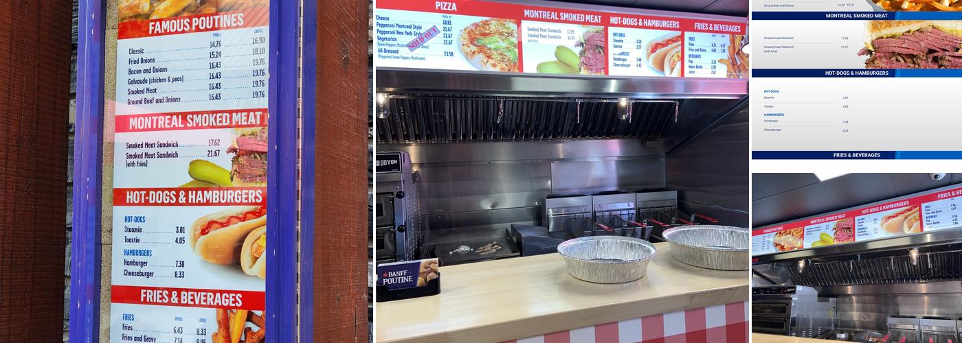 Banff Poutine Menu