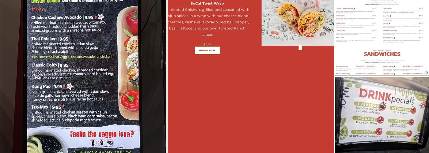 Twisted Fresh Menu