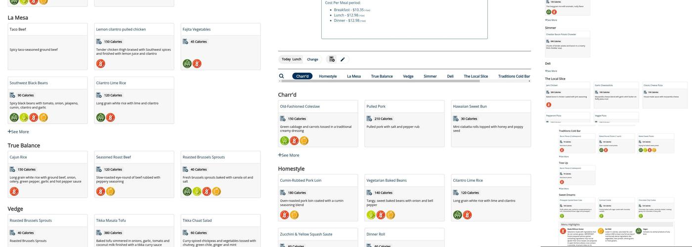 Champions Kitchen Menu