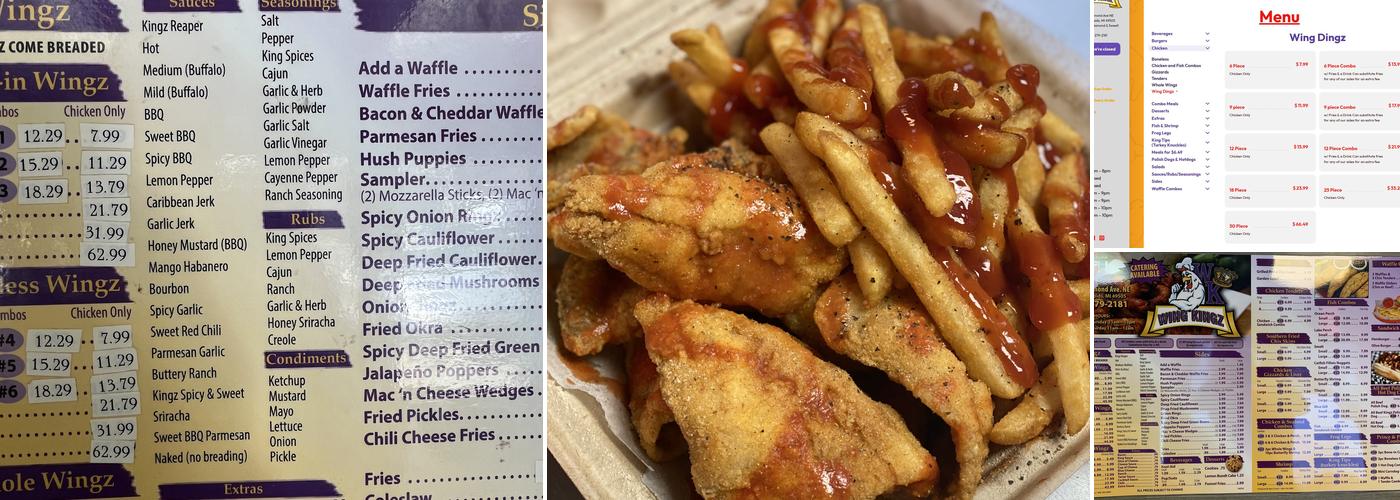 Wing Kingz Menu