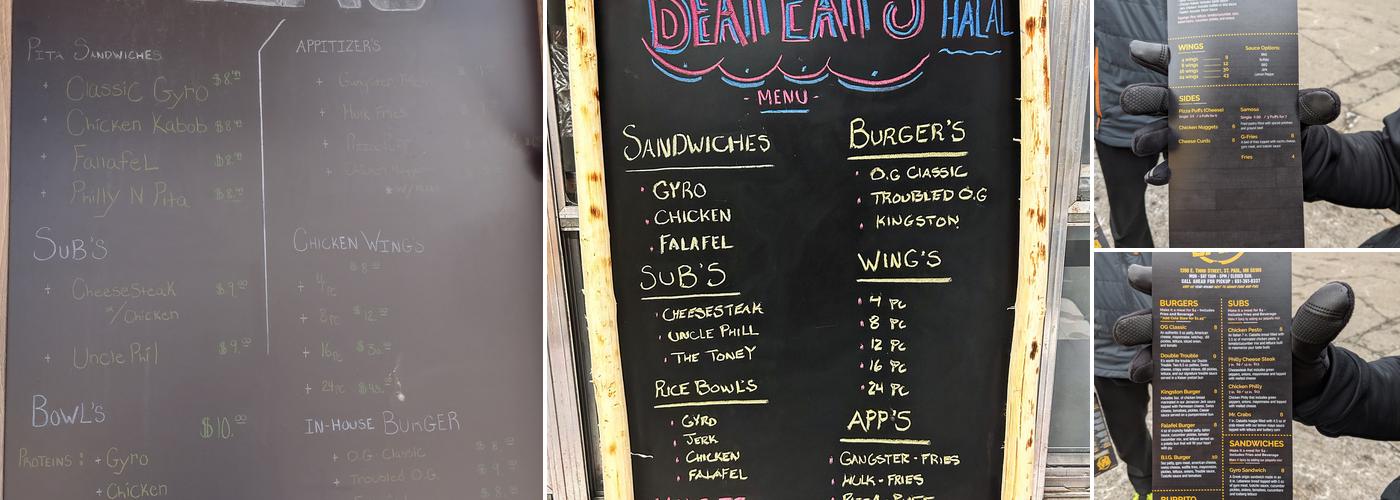 BeatEats Menu