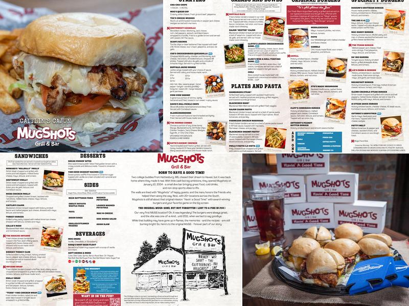 Mugshots Grill and Bar - Pearl, MS Menu