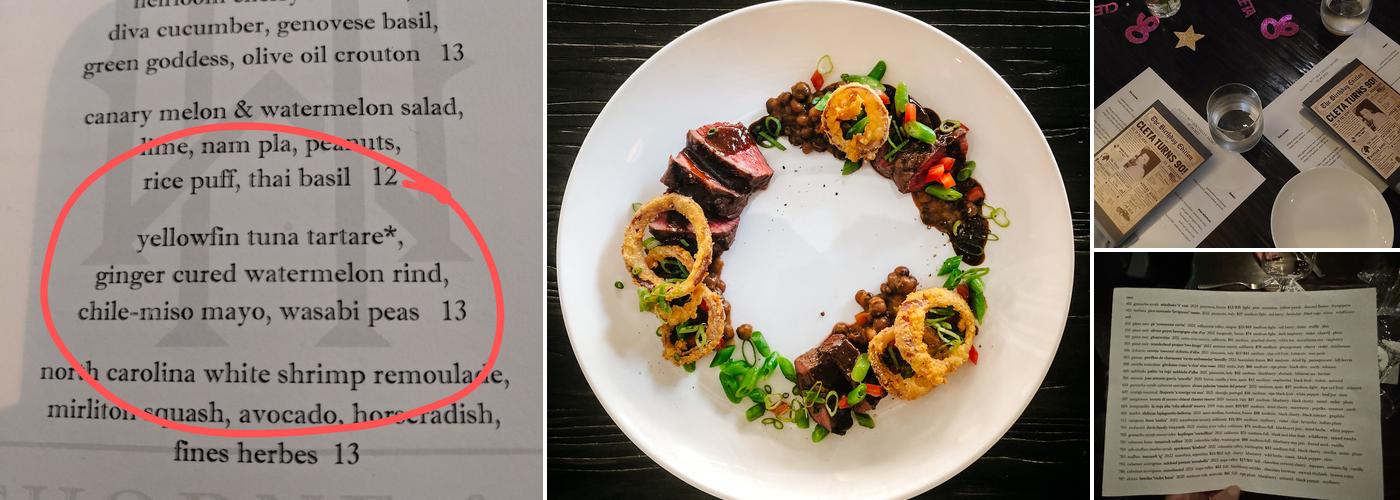 Hawthorne & Wood Menu