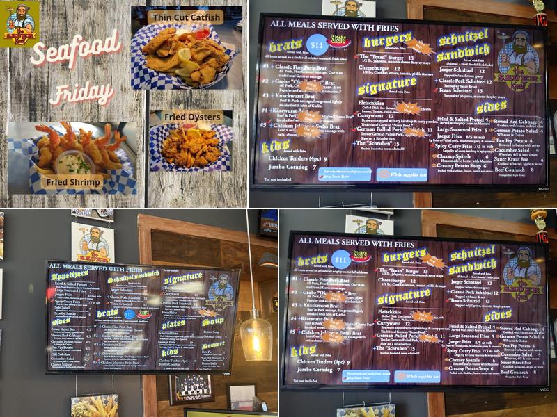 The Sauer Kraut Grill Menu