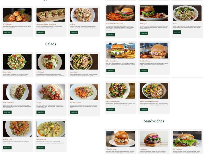 Kitchen Eighty-Eight Menu