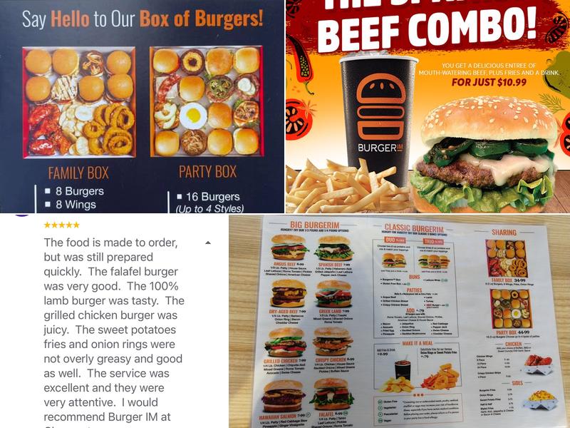 Burgerim Clermont Menu