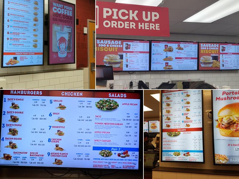 Wendy's Menu