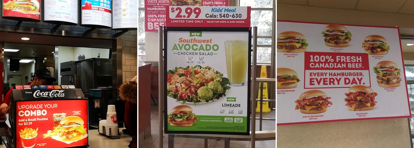 Wendy's Menu