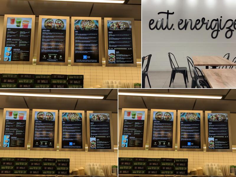 Freshii Menu