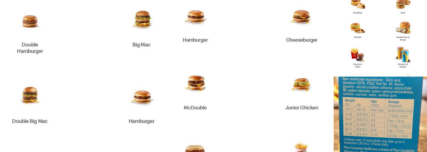 McDonald's Menu