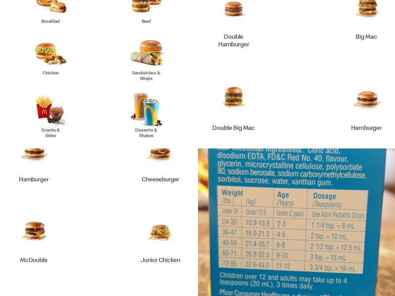 McDonald's Menu