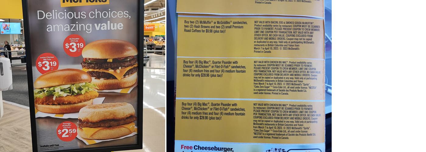 McDonald's Menu