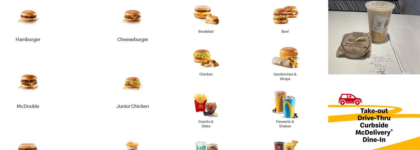 McDonald's Menu