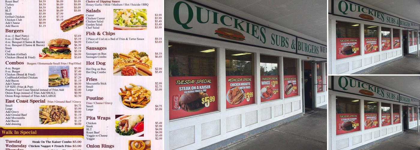 Quickies Menu