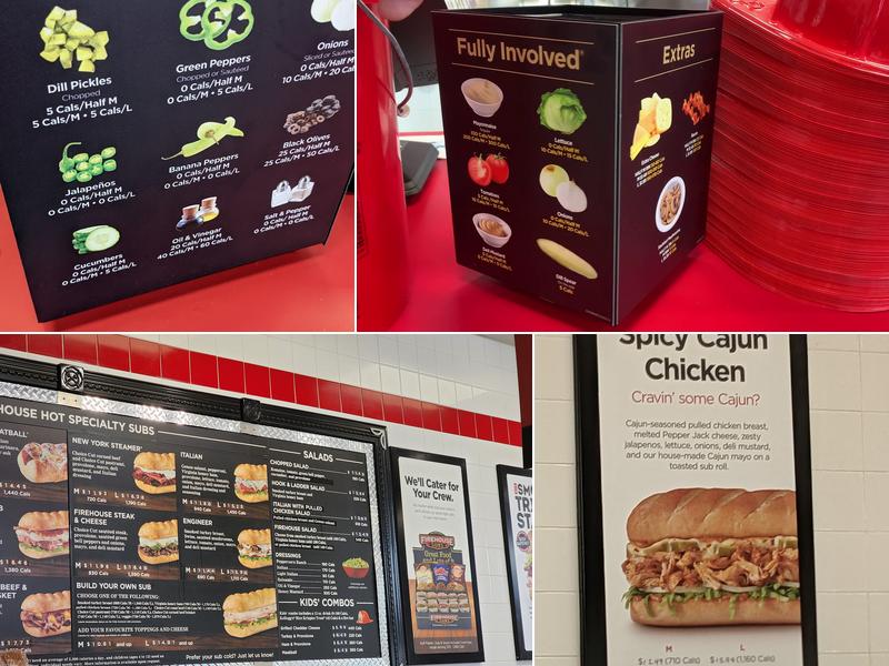 Firehouse Subs Hespeler Road Menu