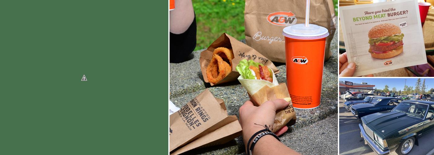 A&W Canada Menu