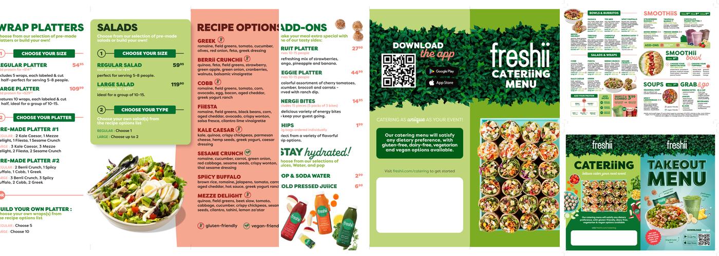 Freshii Menu