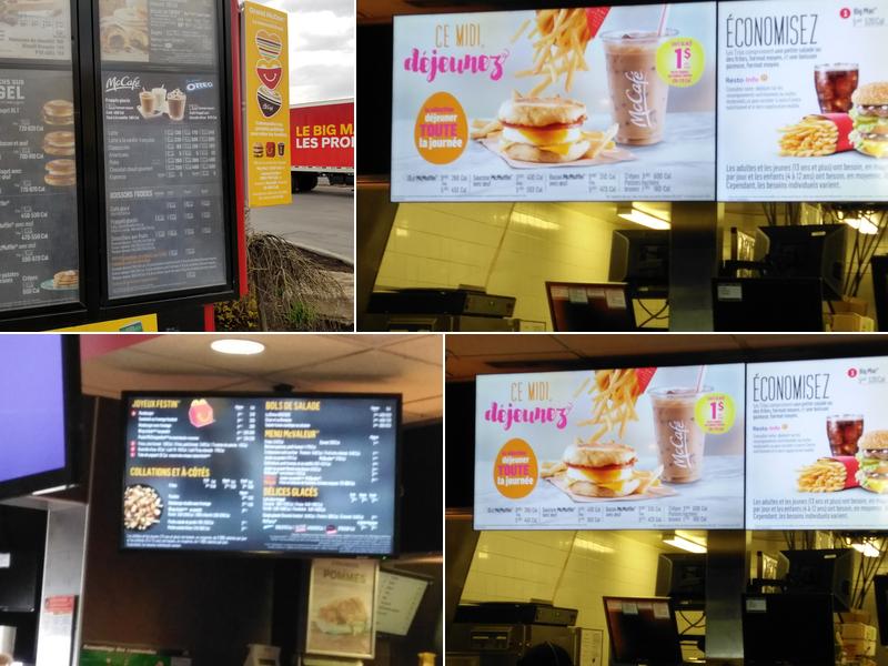 McDonald's Menu