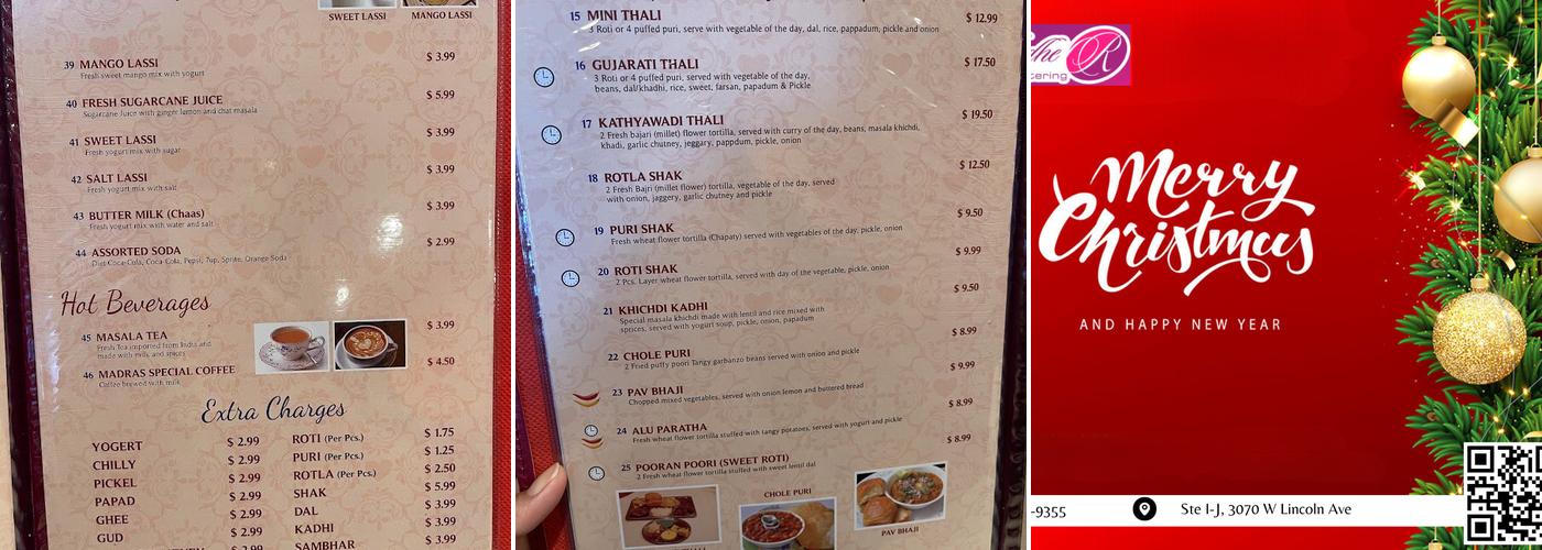 Radhe Sweets and Catering Menu