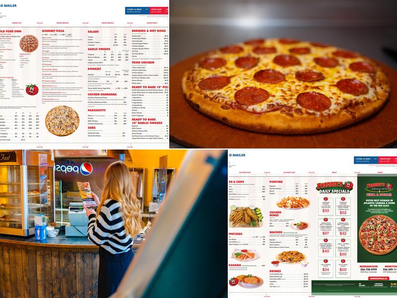 Freddie's Pizza & Donair Menu