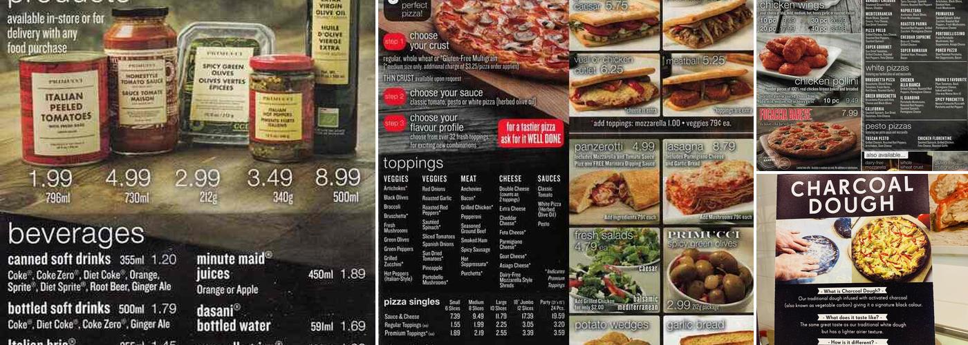 Pizza Nova Menu