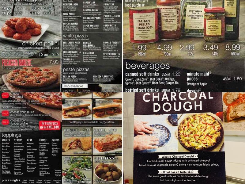 Pizza Nova Menu