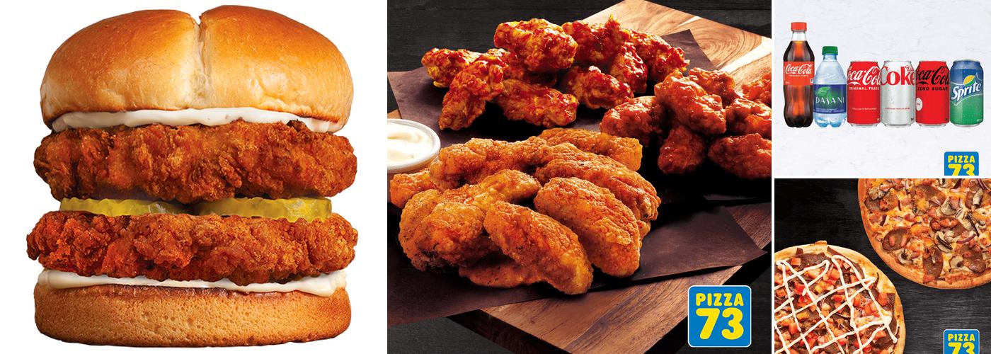 Pizza 73 Menu