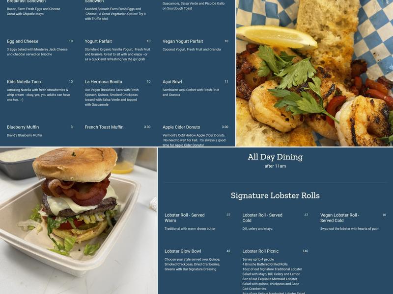 Dockside Seafood Shack Menu