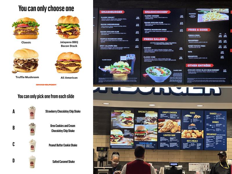 Smashburger Menu