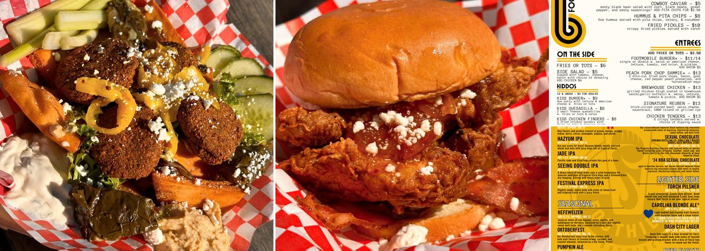 Foothills Brewing Tasting Room Menu