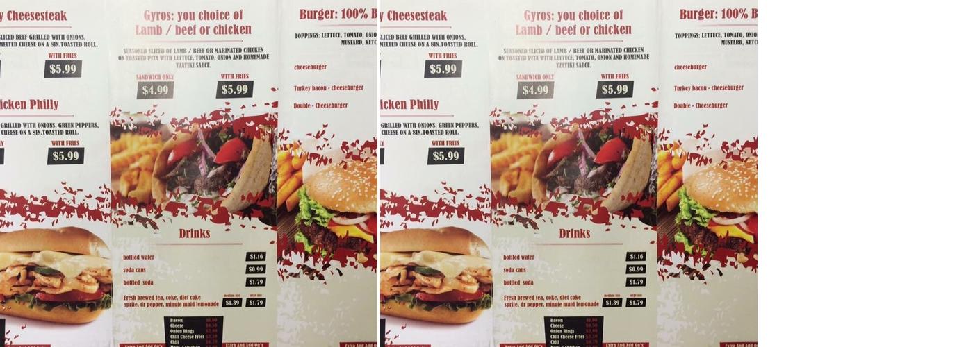 Philly Steak Express Menu