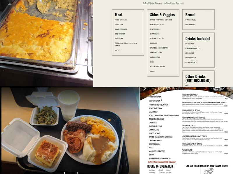 Bosco's Baby's Restaurant and Catering Menu