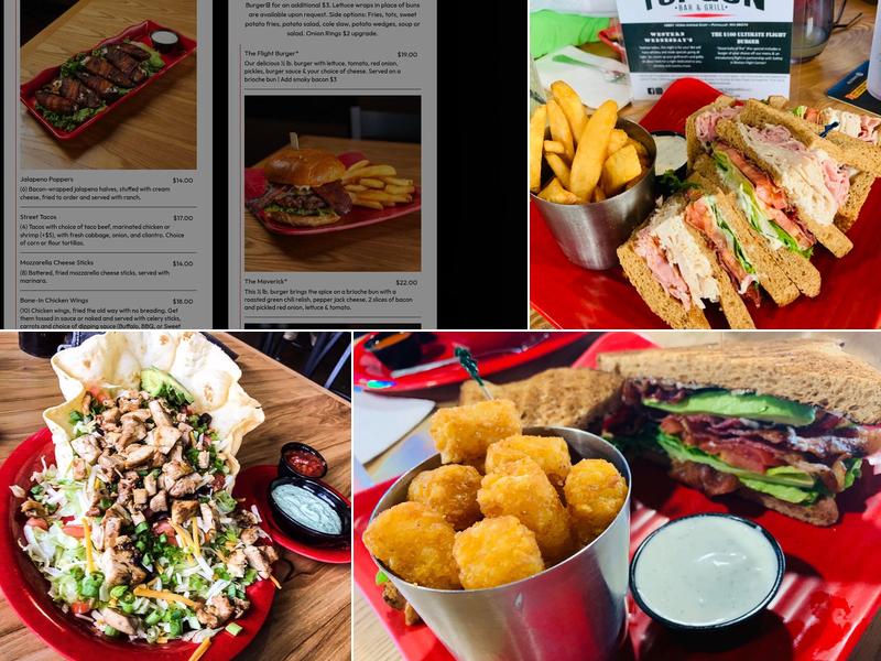 Top Gun Bar & Grill Menu